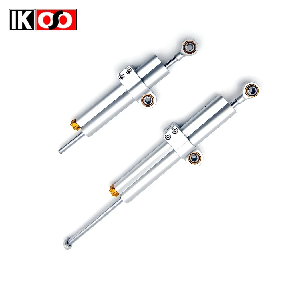 

Motorcycle Modification Titanium Ruler Handlebar Directional Stabilizer Aluminum Alloy Double Tube 250mm Damper Anti Shake Head