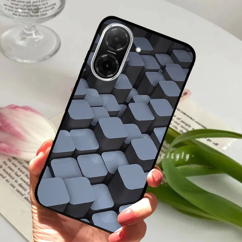 Fashionable Painted Soft Silicone Phone Case - Stylish Protective Cover