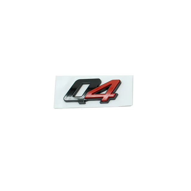 Maserati Trunk Emblem Badge – Glossy Black Letters For Ghibli, OEM Style, Adhesive Back (Part 673001404)