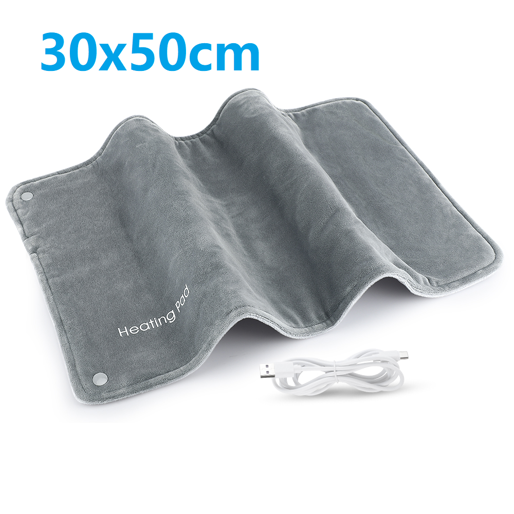 30*50cm Heating Pad 50â Heat GrapheneThermostat Hand Warmer Winter Office Hand Warming Artifact Hand Warming Bag for Body Pad
