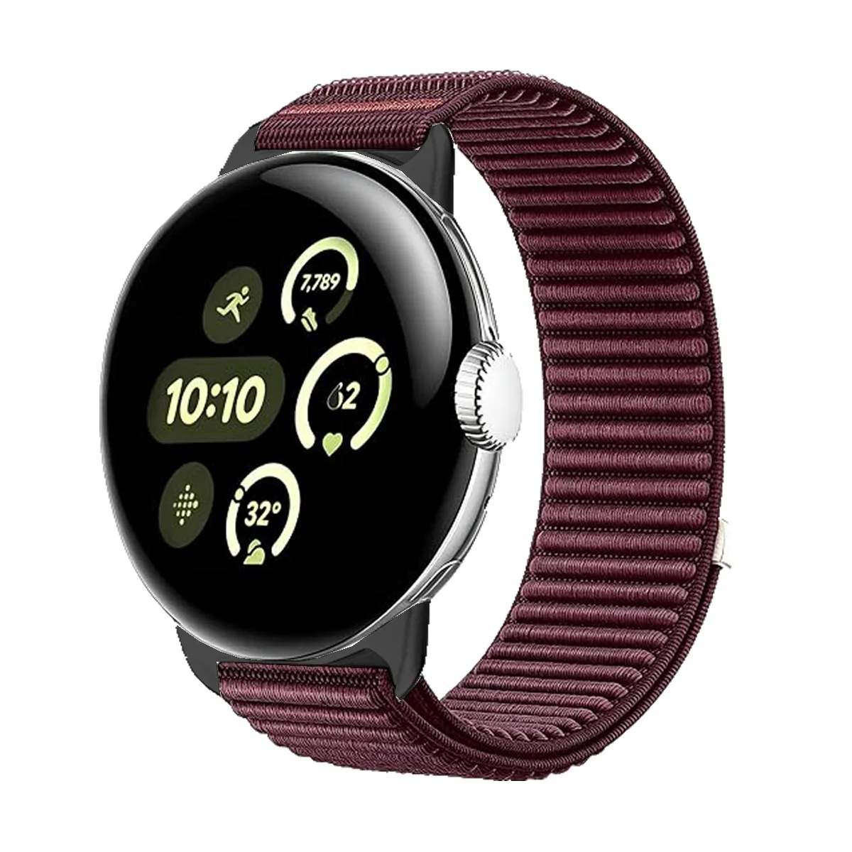 Nylon Sports Bracelet Watchband Replacement - Adjustable Strap, Universal Size