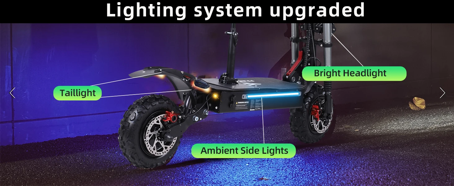 FREEBOY J30MAX 2025 E-Scooter 6000W Motor 60V38AH Battery Electric Scooter Max Speed 53MPH 11 Inch road Tires Max Range 60 Miles