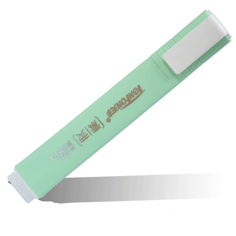 Highlighter Marker 6 Pcs/set Flat Shape