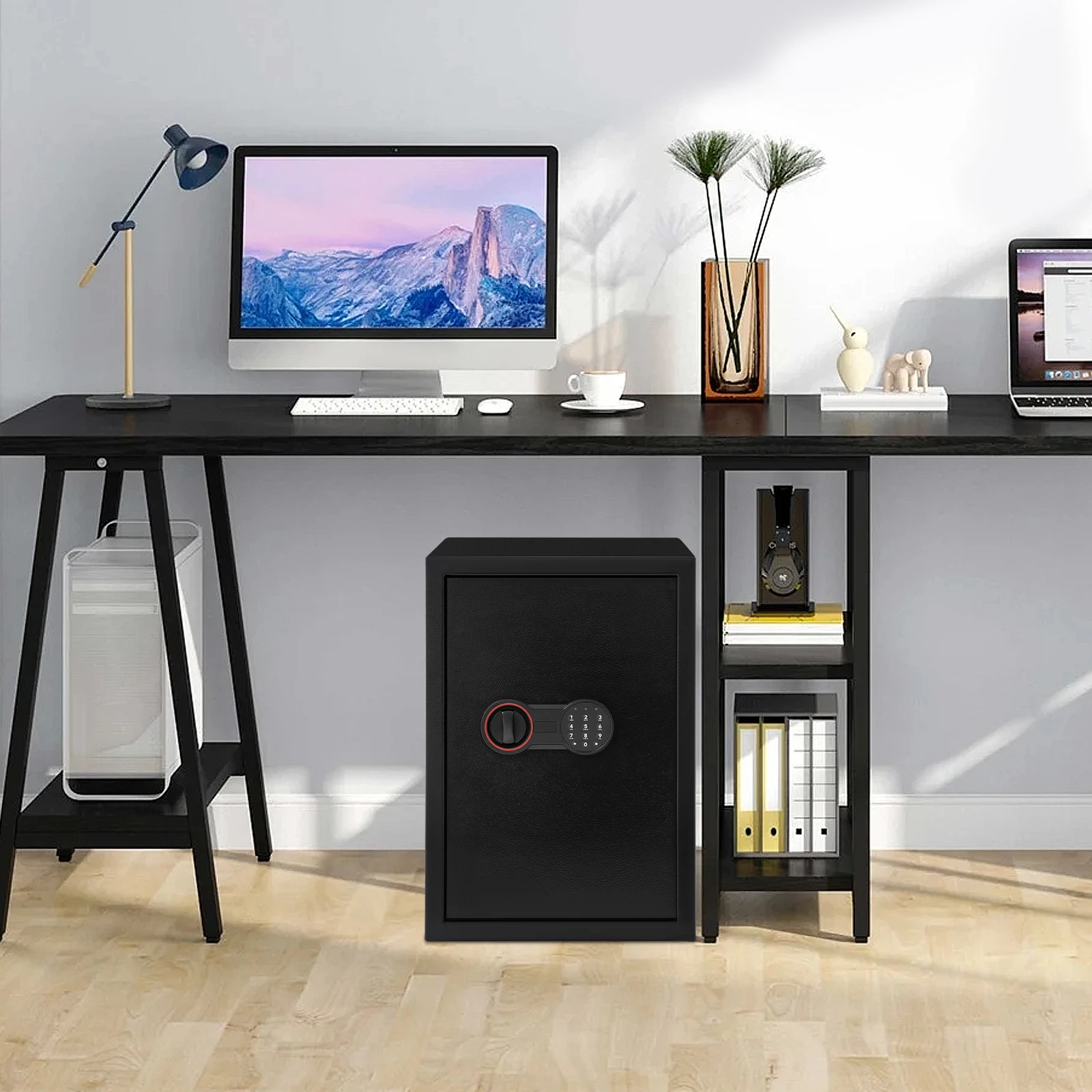 Coffre-fort électronique en acier avec clavier numérique