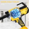 Caulking Gun: Max 6500N Force 10oz/300ml Electric Caulk Gun with 2 * 2.0Ah Li-Battery & Anti-Drip Design (80, Watts) 2