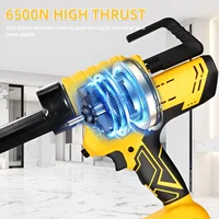 Caulking Gun: Max 6500N Force 10oz/300ml Electric Caulk Gun with 2 * 2.0Ah Li-Battery & Anti-Drip Design (80, Watts) 2