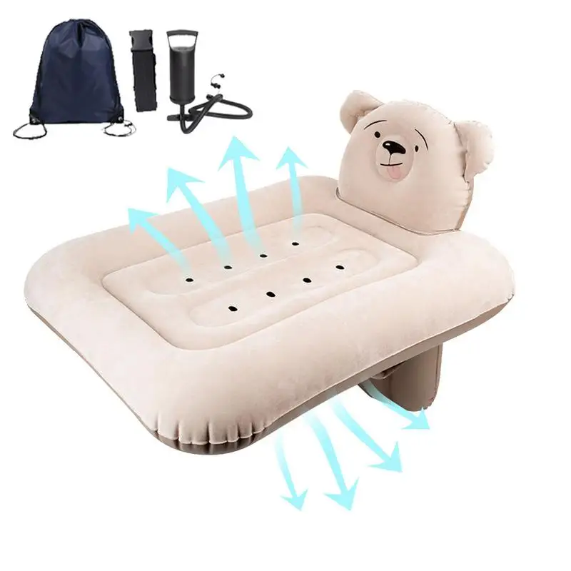 

Надувная кровать для самолета и автомобиля для малышей, надувная кровать для путешествий, портативная раздувная кровать для малышей, семейная кровать для пеших прогулок и