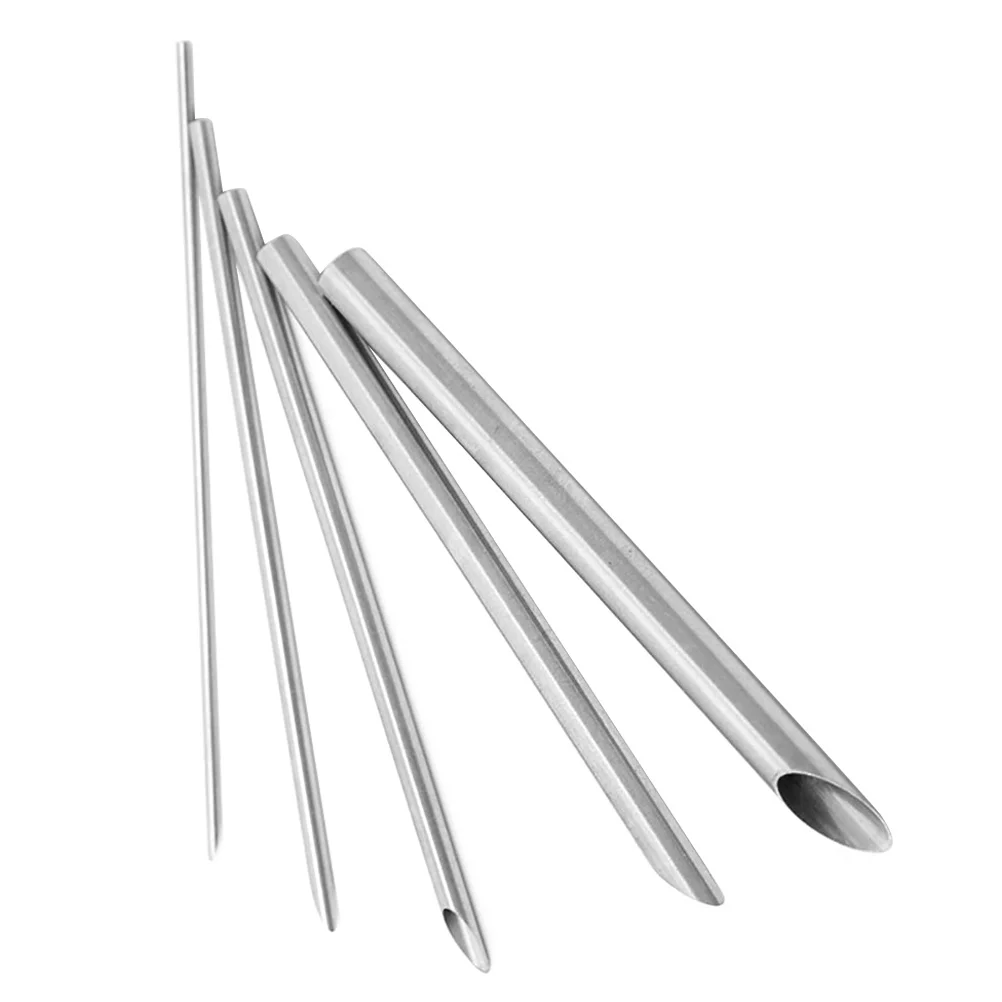 

5 Pcs Hole Punch Trim Tool Metal Pottery Circle Round for Ceramic DIY Stainless Steel