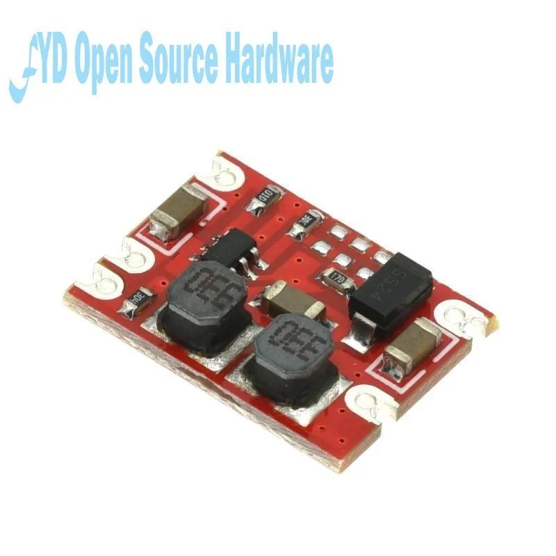 1-20PCS S09 DC-DC Automatic Buck Boost Power Module Step Up Down Board DC DC Input 3-15V Output 3.3V/5V Electronic DIY PCB 5