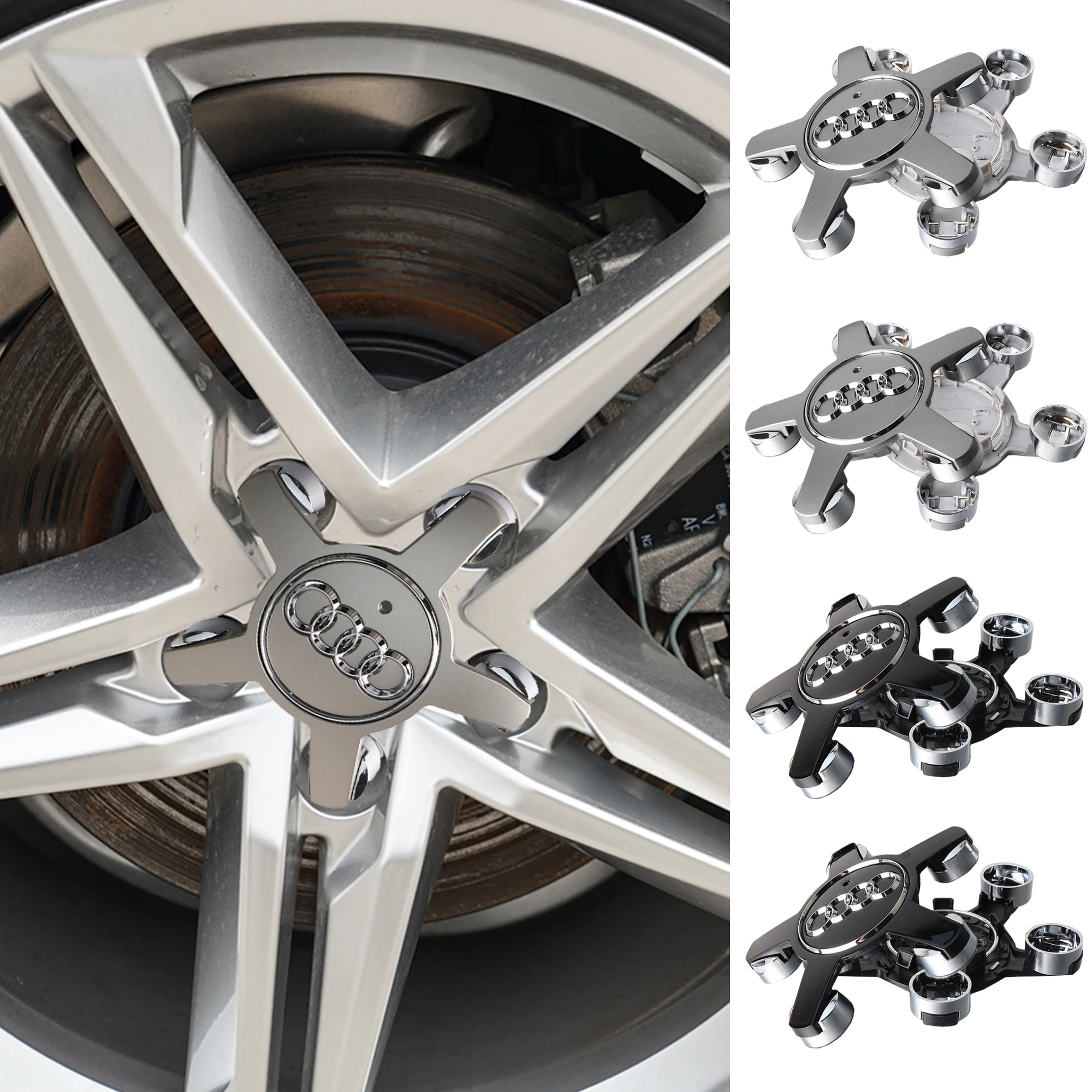 4Pcs59mm135mmCarStylingWheelCenterCapHubCoversBadgeForAudiSlineA1A3A4A5A6A7A8B8B9B6C6Q2Q3Q5Q7TTRS-AliExpress34
