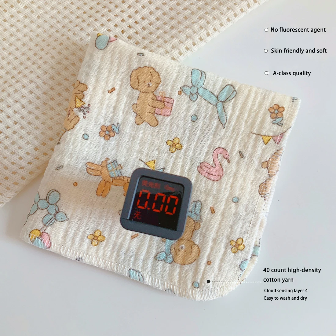Baby Cotton Gauze Feeding Saliva Towel Kerchief Soft Cartoon Burp Cloths Newborn Bib Bathing Towel for Boy Girl Bibs saliva towel baby bib feeding bib cotton bib set cotton bib