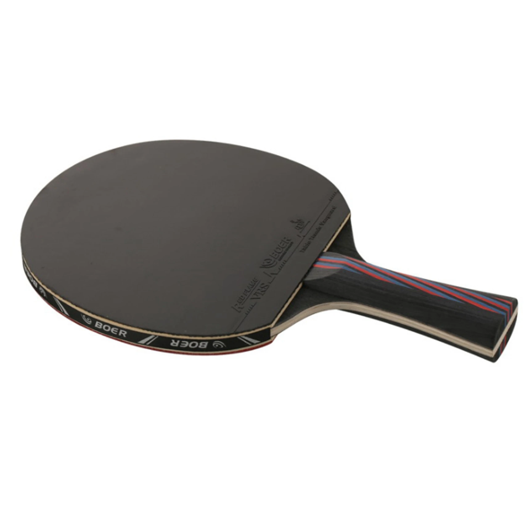 Boer Carbon Fiber Table Tennis Racket Blade Ping Pong Racket Bat for Adult Club Training with Storage Bag Long Handle