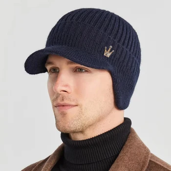 Winter Ear-Warm Beanie, Warm Duckbill Cap