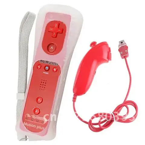 

Nunchuk Wireless Remote Game Controller With Joypad Control For Nintendo Wii Built-in Motion Plus For Wii Gamepad