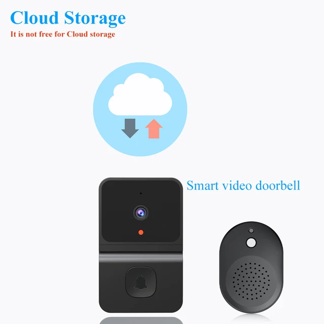 Wireless WiFi Video Doorbell Camera Phone Home Intercom System Door Viewer Night Vision Door Bell Camera Home Security Doorbell 5
