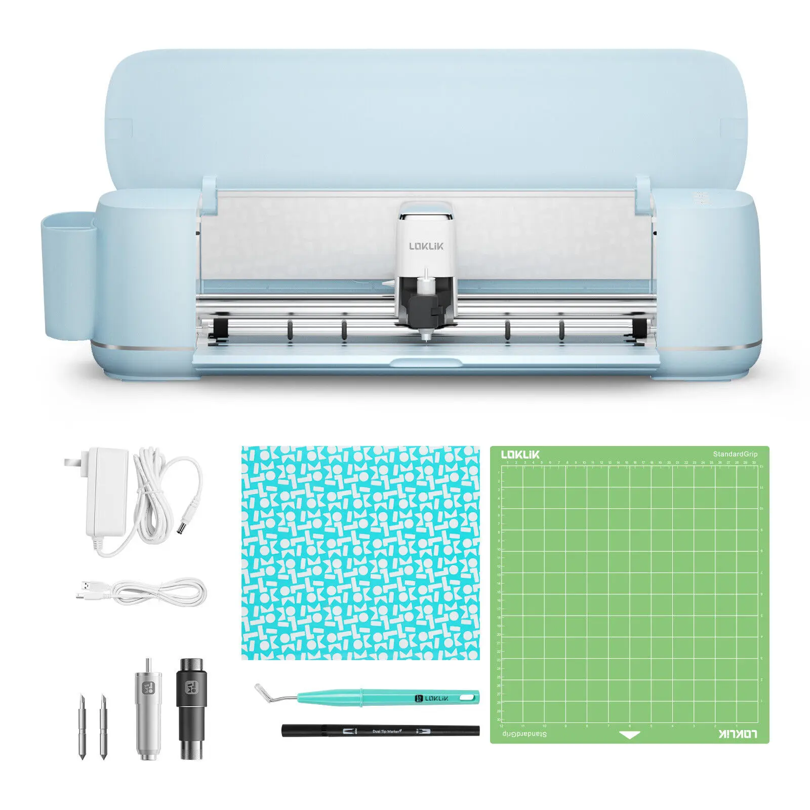 5 in 1 Vinyl Cutting Machine Smart Cutting Machine Compatible with iOS Android Windows Mac Cuts 100+ Materials