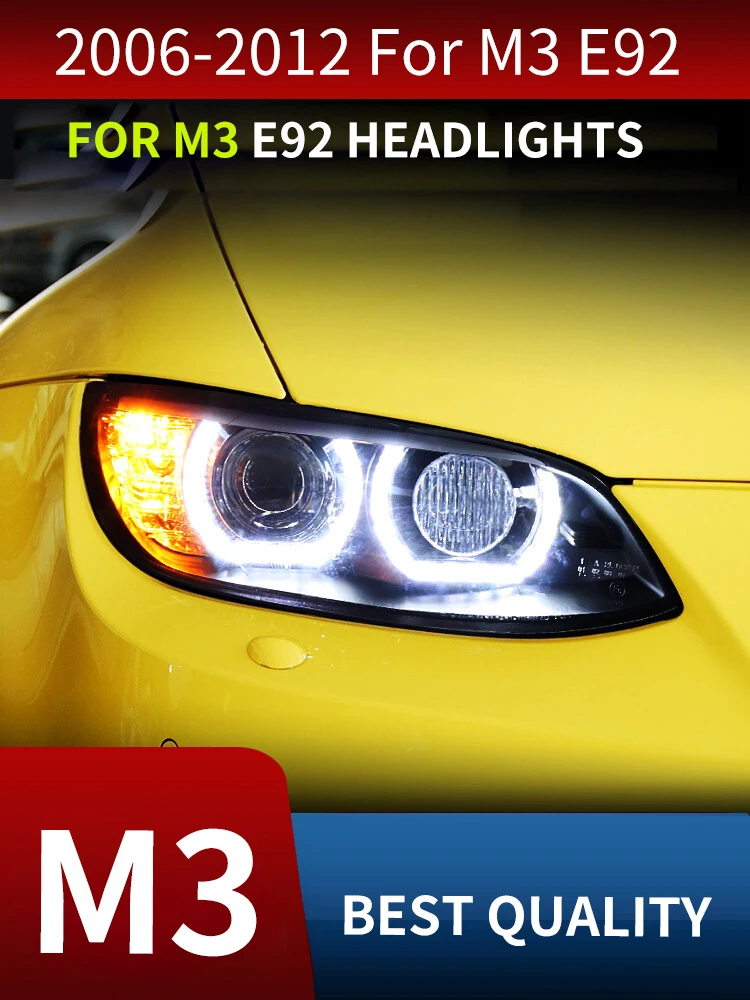 FTCarStylingHeadlightsforBMWM3E92E9320062012330i335iHead