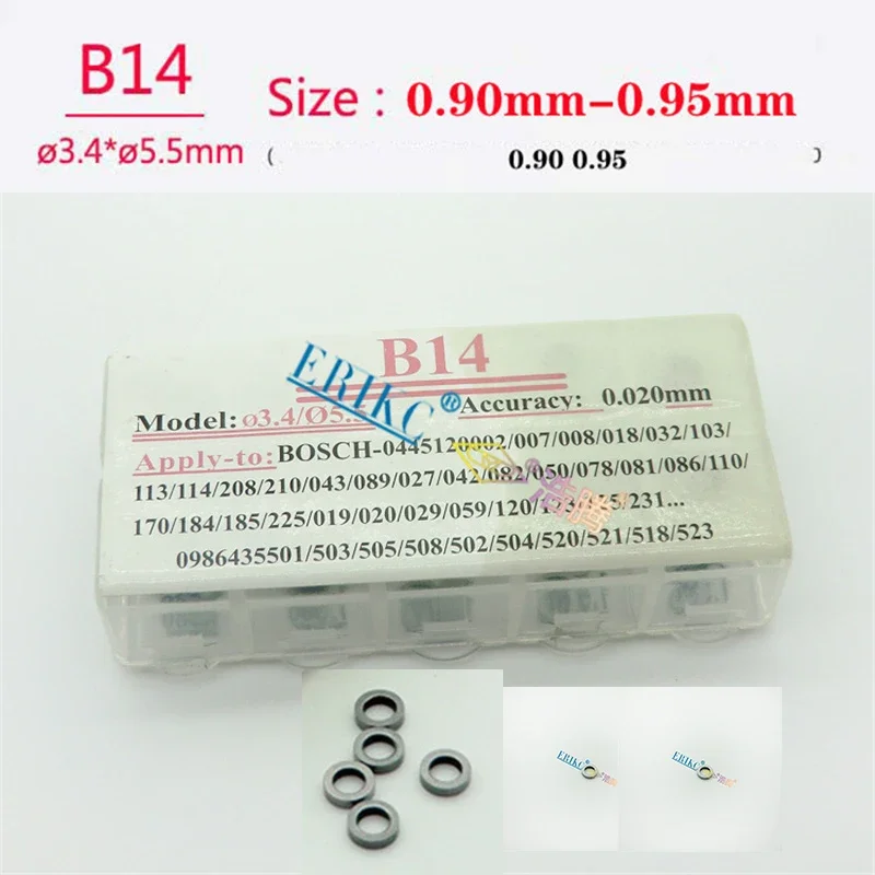 

ERIKC B14 30 шт. в коробке, размеры 1,90 мм-1,95 мм, регулировка дизельного топлива, инжекторы Bosch