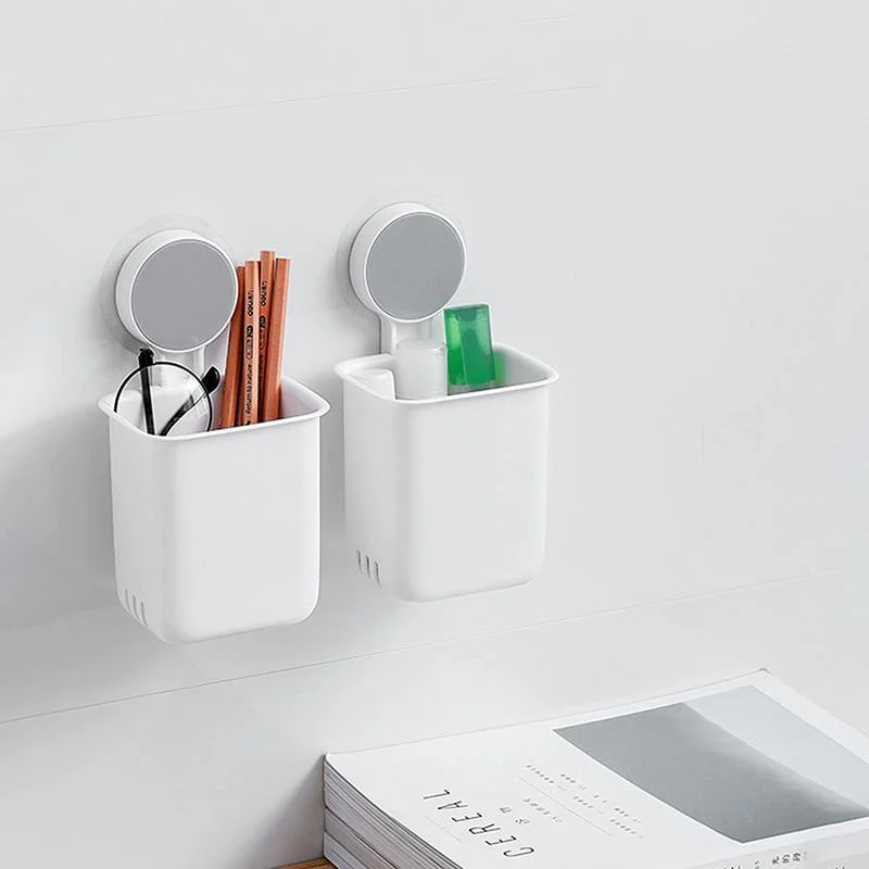 Toothbrush Wall Mounted Holder Toothpaste Mouth Cup Drill-Free Bathroom Storage Shelf Portable Rack storage rack,bathroom shelf,bathroom storage shelf,storage shelf,bathroom accessories,bathroom corner shelf,toothbrush holder set,floating shelves