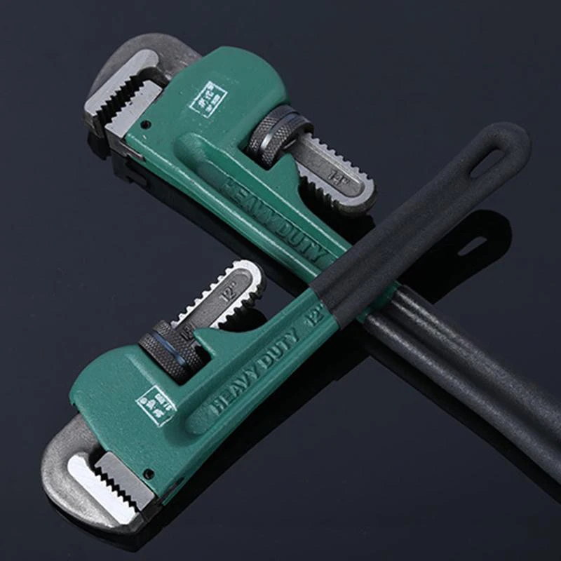 

Pipe Wrench Clamp 8Inch 10Inch 12Inch Heavy Duty Plumbing Manual Tools Anti-rust Anti Corrosion