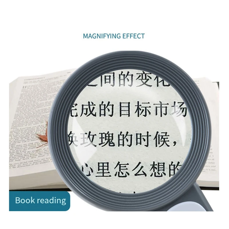 

Illuminated Handheld Magnifier 30X 18 LED Illuminated Magnifier Suitable For Elderly People Reading