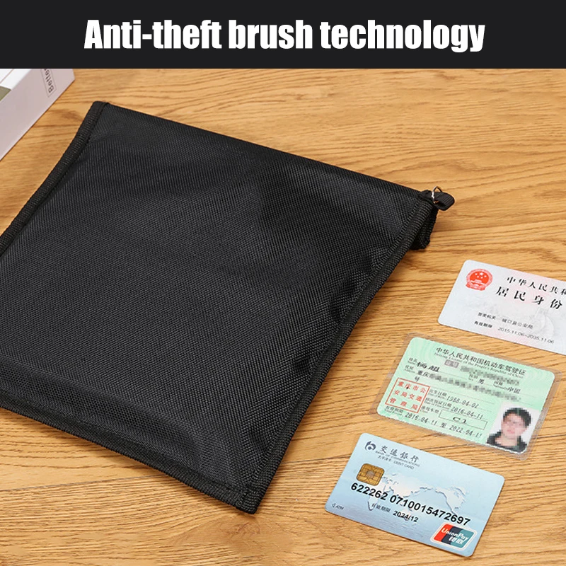 Notebook Signal Shielding Bag Faraday Bag Rfid Anti-Theft Mobile Phone Anti-Radiation Faraday Bag Car Key Signal Blocker Case