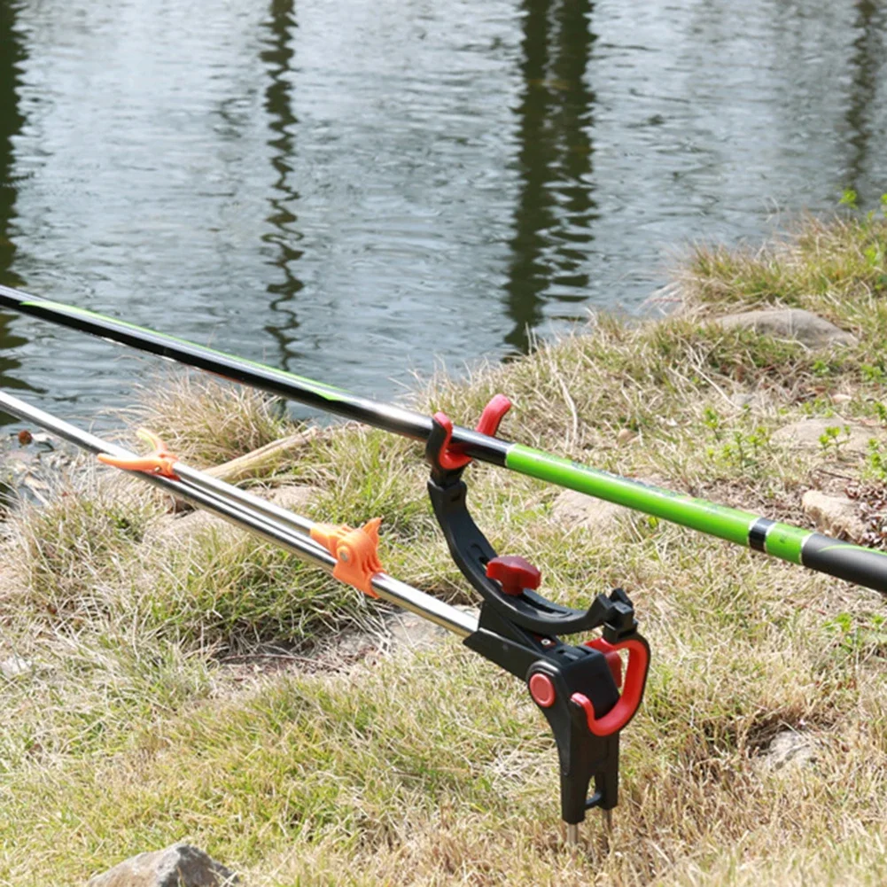 Fishing Fixed Pole Holder Foldable Bracket Sea Lake Fish Rod Support Rack Stand