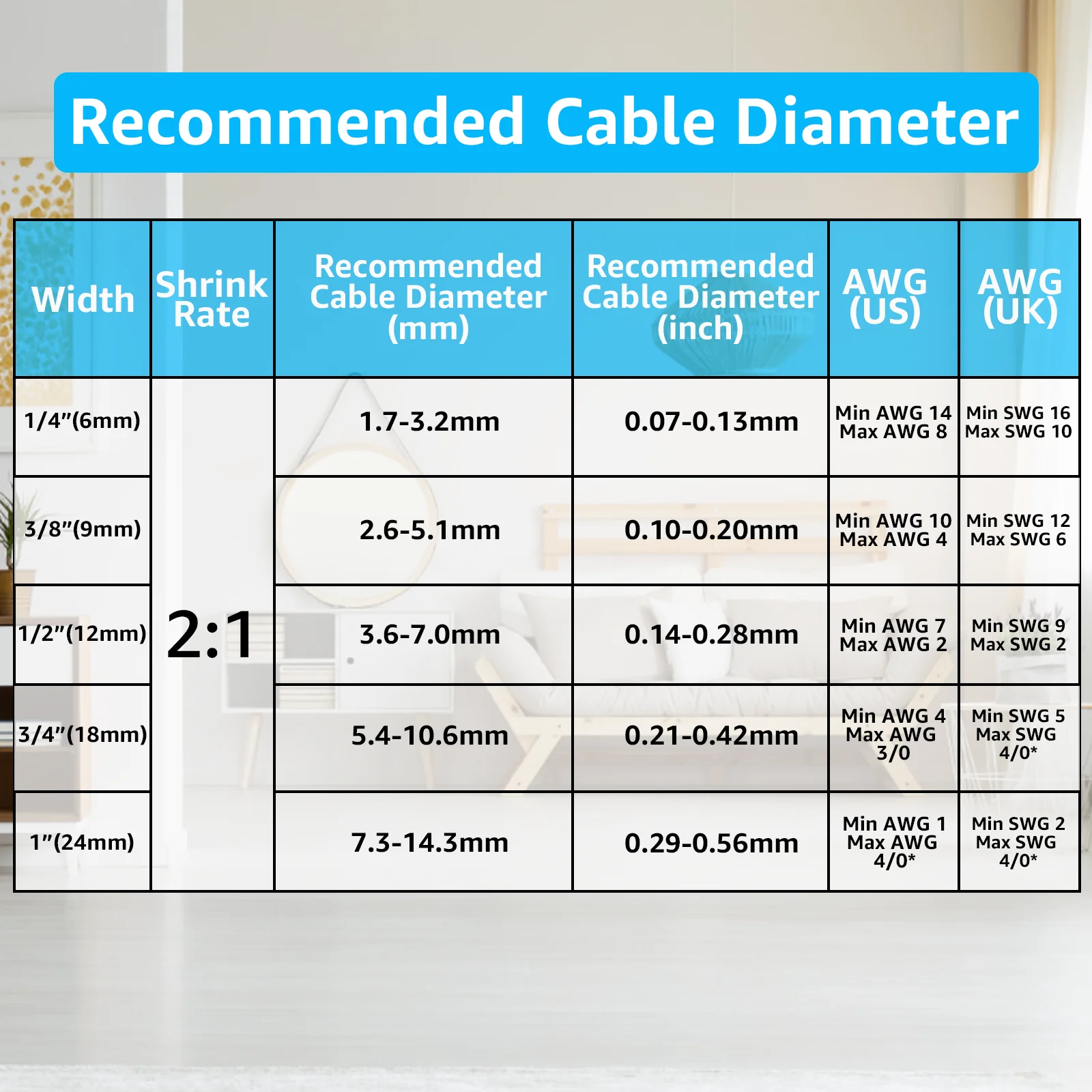 열 수축 튜브 라벨 테이프, 브라더 Hse-231 Hse-221 211 241 251 hse 611 631 621 호환, P-터치 라벨 프린터용, 1 개