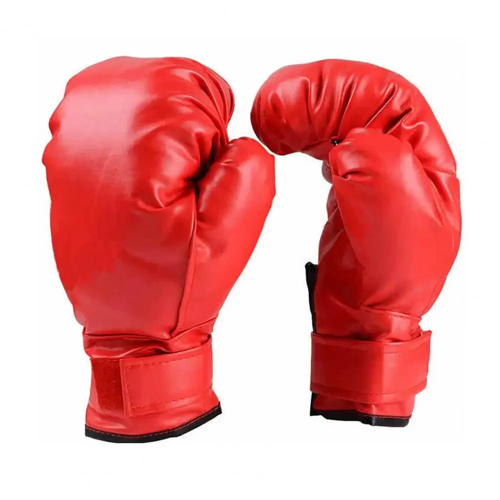 Mma Gloves Muay Thai Gloves Professional Faux Leather Boxing for Training Sparring Heavy Bag Work Ideal for Adults Kids