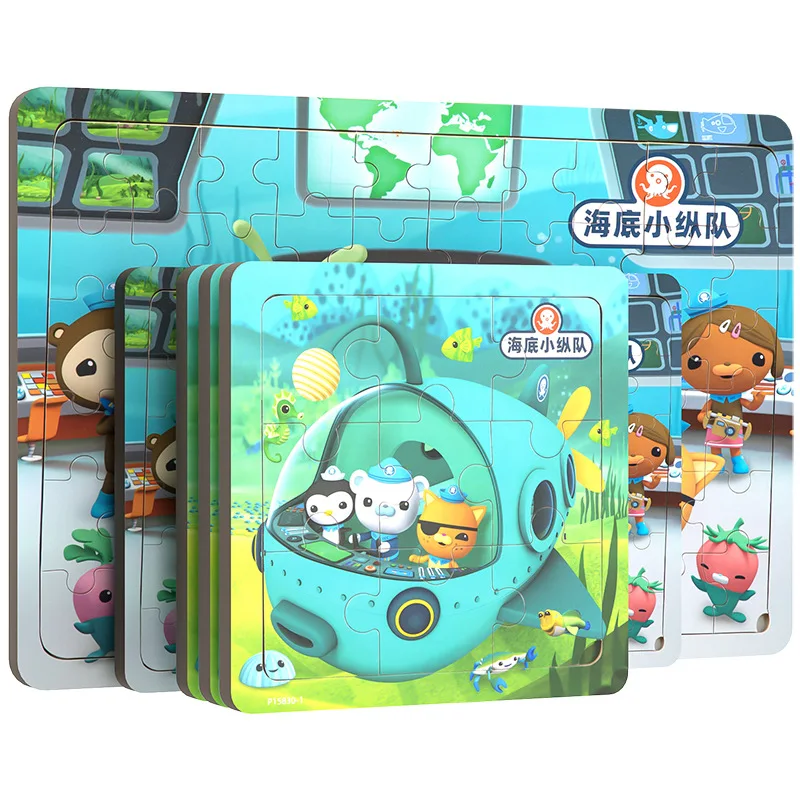 The Octonauts Jigsaw Puzzle Picture Giocattoli Fai Da Te Gup Vehicle Action Figures Regalo Di Compleanno Giocattolo Per Bambini 100/200 Pezzi Nessuna 
