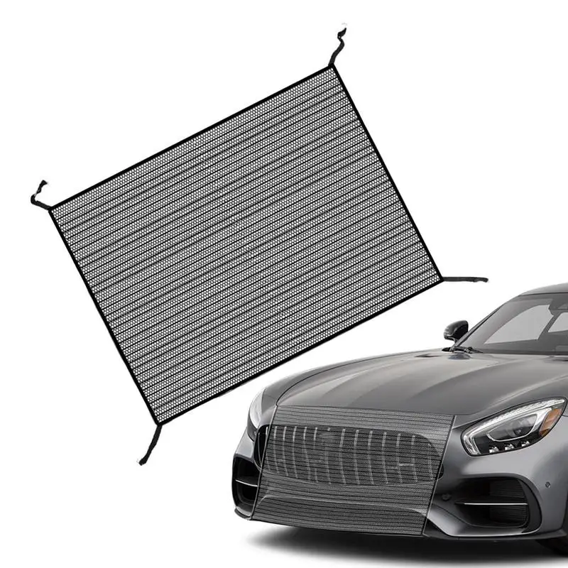 1pcs Mesh Grille Dustproof Car Engine Hood Net Air Intake Racing Grilles Mesh Car Exterior Styling Accessories for SUVs Sedans