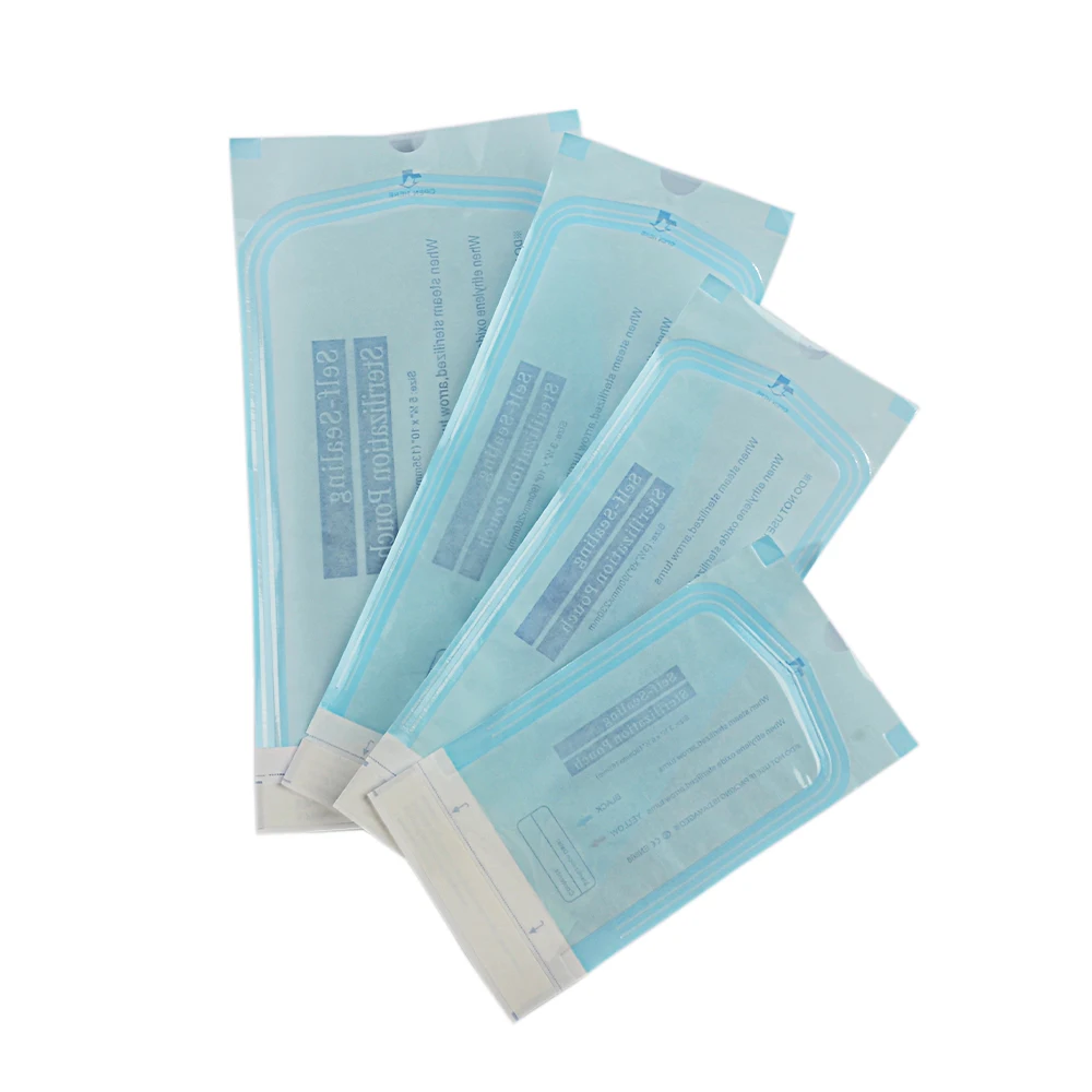 20pcs/bag self-sealing sterilizace pouches pytle 4 velikostech medical-grade brašna jednorázové dráp umění tetování příslušenství zásoby