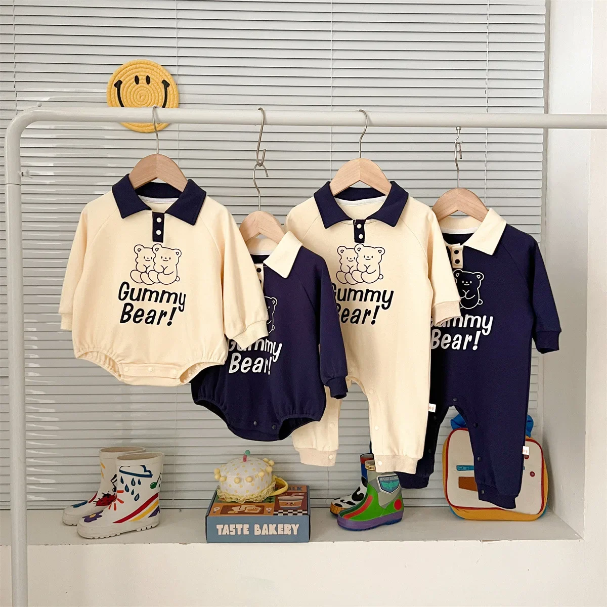 7494BabyClothesSoftCottonClimbingClothes2023AutumnNewCute