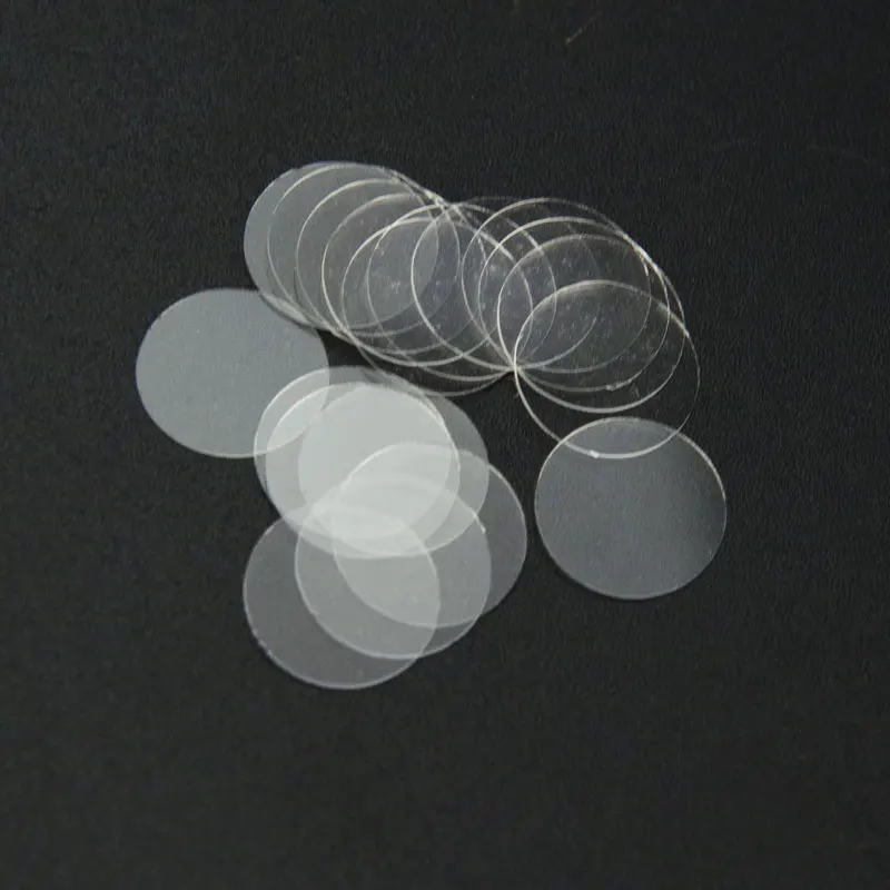 10 상자 1018mm 원형 현미경 유리 슬라이드 커버 슬립 블랭크 슬라이드 커버슬립 두께 0.13 - 0.17mm