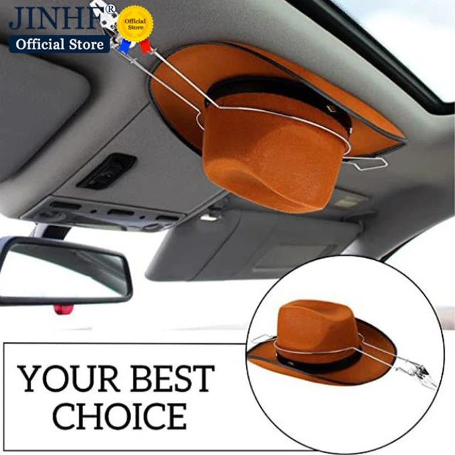 Hot sale 1Pc Steel Car Mounted Cowboy Hat Holder Multi-Functional