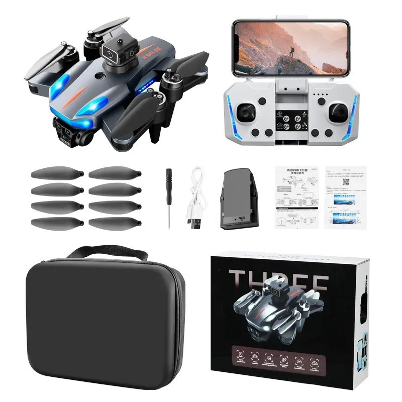 K911 SE GPS 드론, 8K 전문 장애물 회피, 4K 듀얼 HD 카메라, 5G 브러시리스 모터, 접이식 쿼드콥터 선물 장난감, 신제품