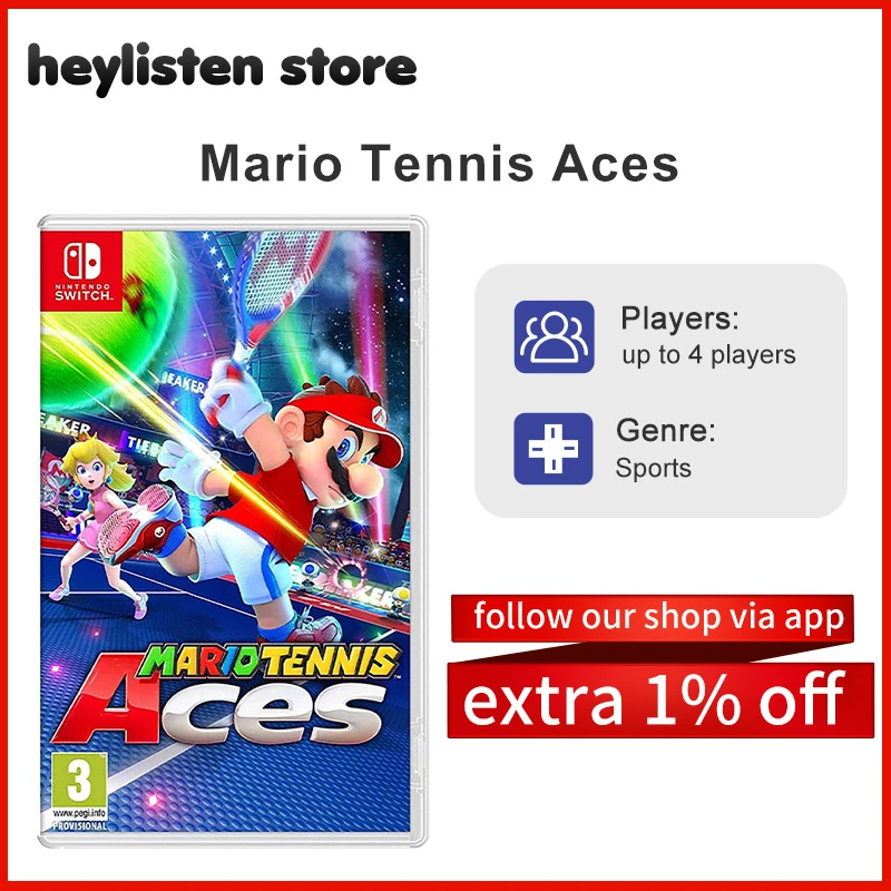 dwaas Staat Rafflesia Arnoldi Mario Tennis Aces Nintendo Switch | Games Nintendo Switch Tennis - Nintendo  Switch - Aliexpress