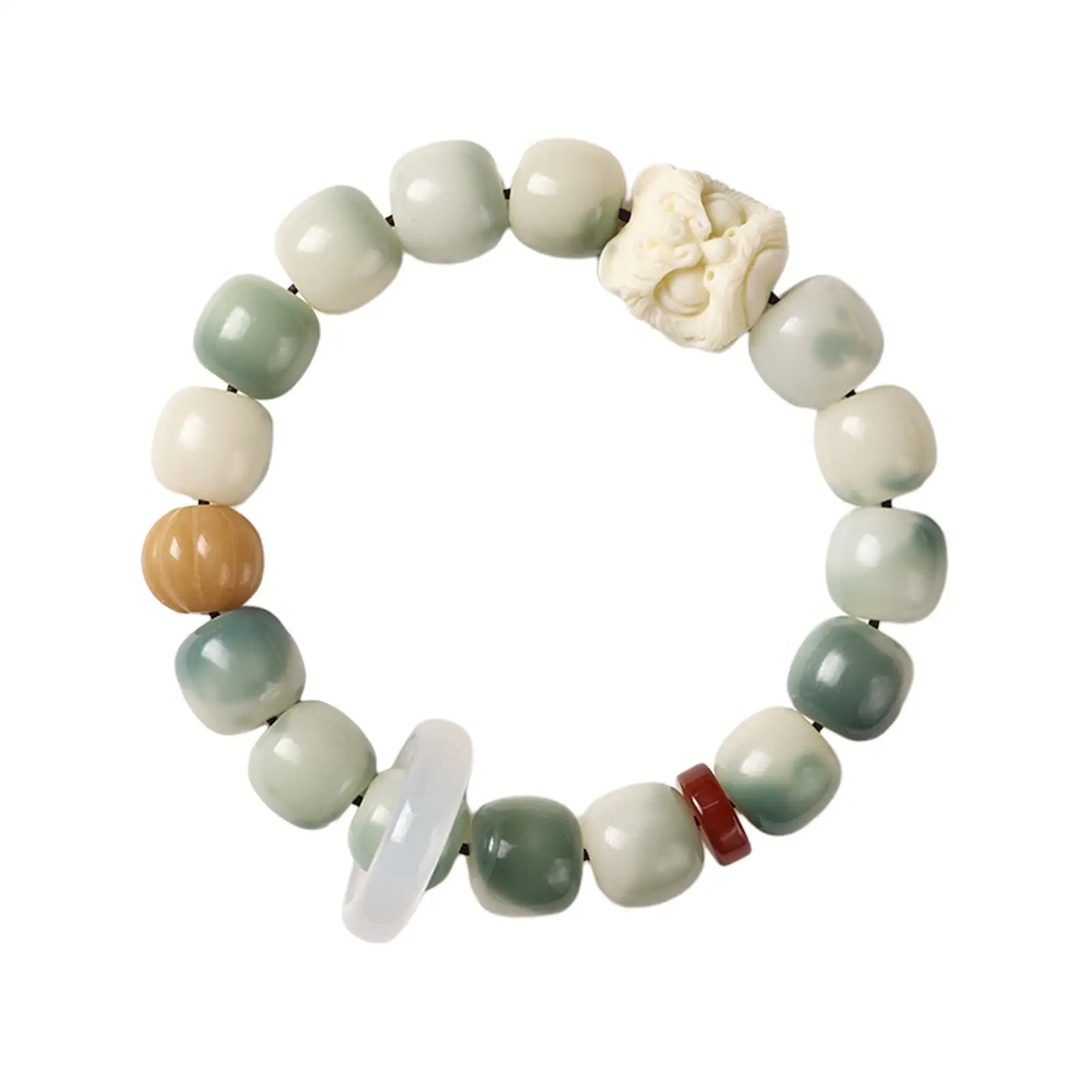 Stone Beads Bracelet Adults Meditation Wringing Finger Bracelet Good Luck Gradient Bracelet Chinese Bracelets Rosary Bracelet