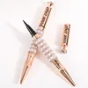 Rose Gold Tube Waterproof Eye Liner Private Label Long Lasting Black Liquid Eyeliner Makeup Custom Logo 3