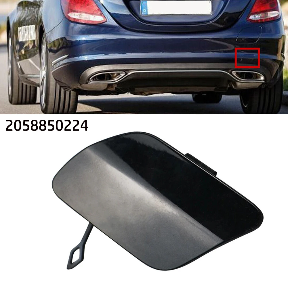 Car Rear Bumper Tow Hook Cover Towing Eye Cap For Mercedes Cclass