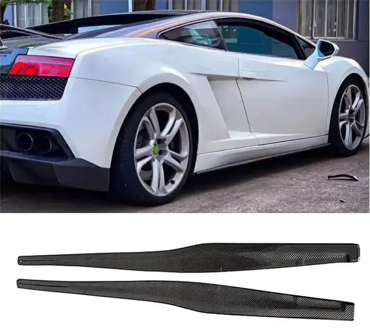 

Боковые юбки для Lamborghini Gallardo LP550 LP560 LP570 2004-2013, боковые юбки из углеродного волокна