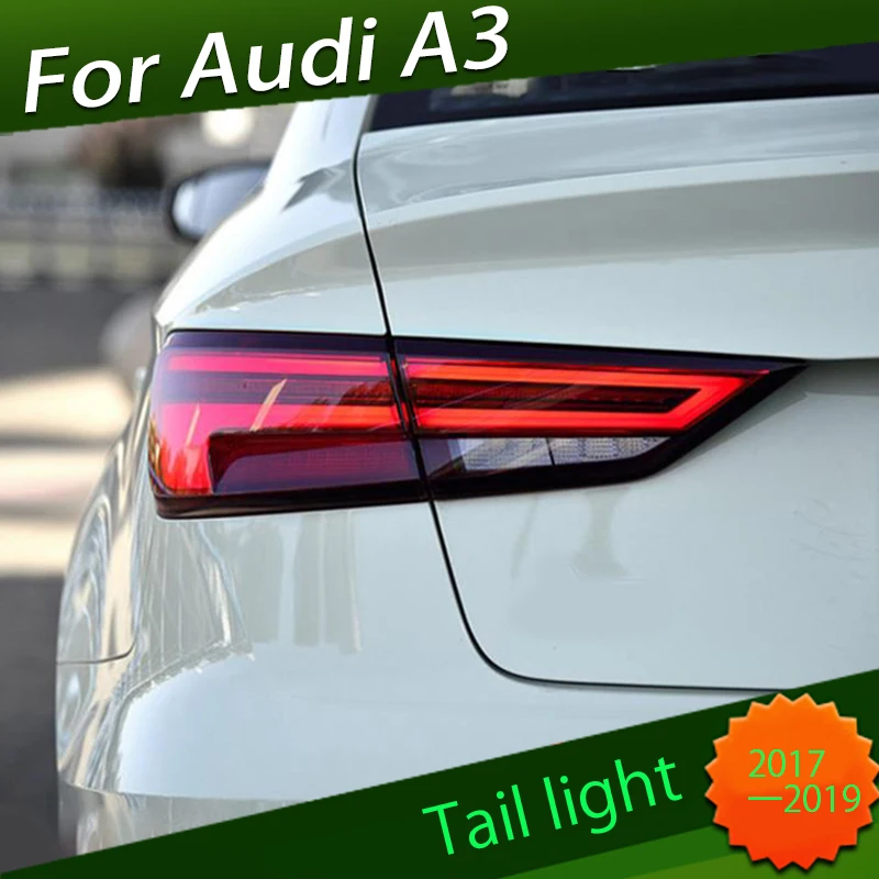 

Taillight Assembly For Audi A3 2017 2018 2019 Modified New A3 LED Brake Light Water Steering