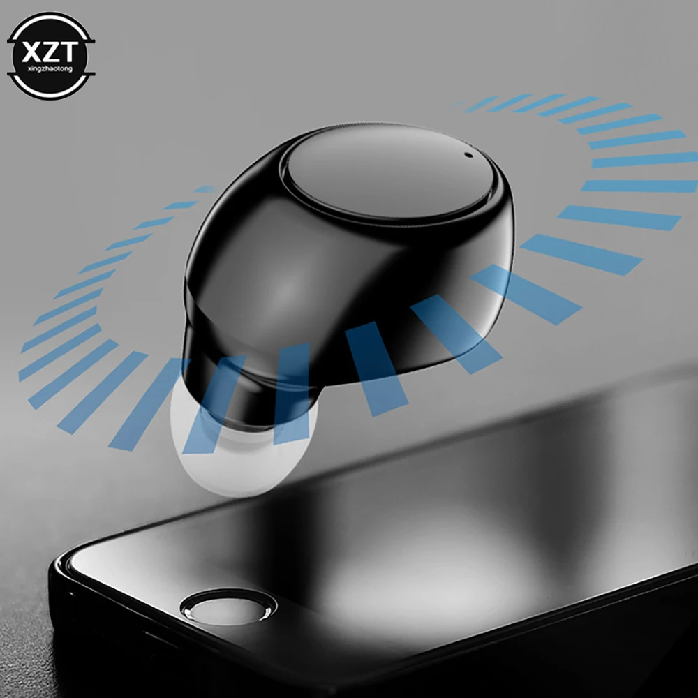 In-Ear X6 Single Sided Earphone Mini Bluetooth-compatible 5.0 Sports Invisible Earphone Car Small Earphone With Microphone