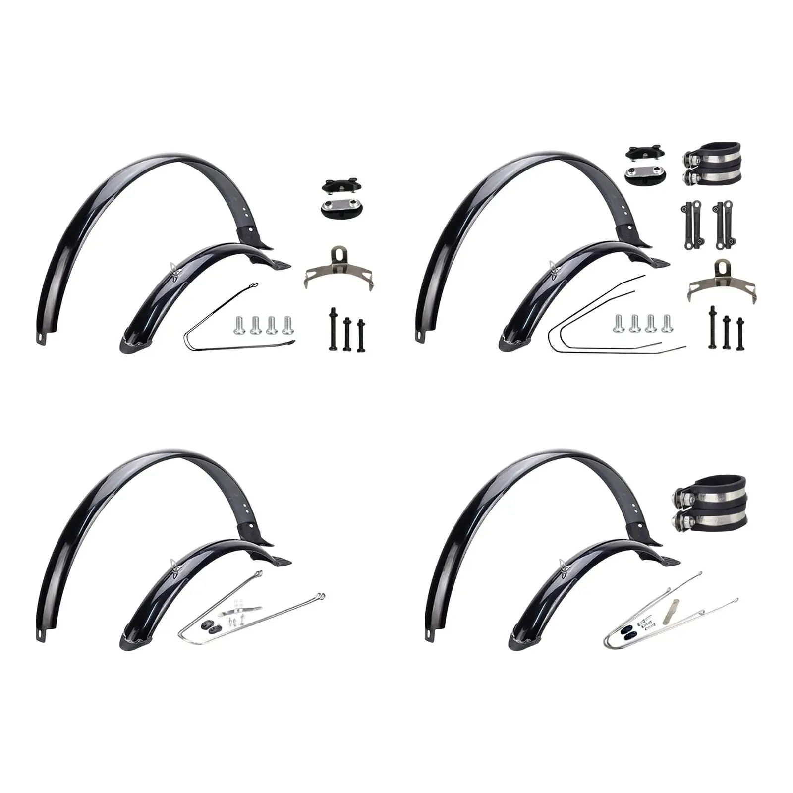 Bike Front Rear Fenders for 26 inch Tires Wheel Protection Bike Mudguards for Fittings Biking Road Bikes Riding Mountain Bikes