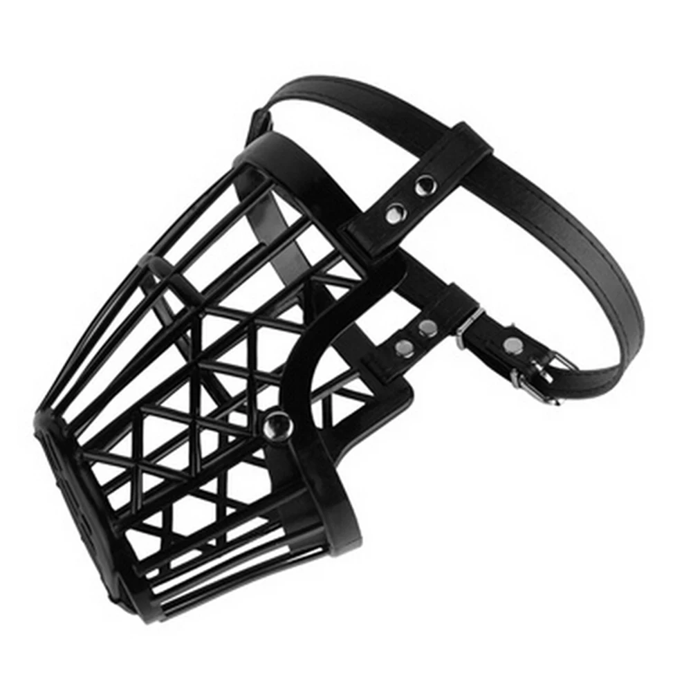 Dog Muzzle 1pcs adjustable basket mouth muzzle cover for dog training bark bite chew control