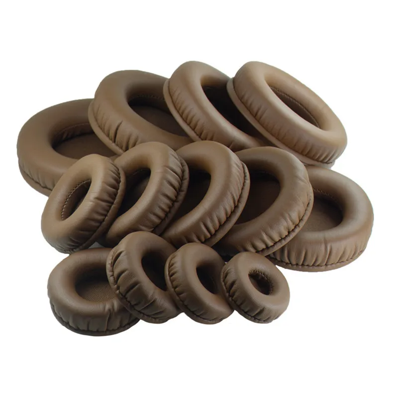 

2pcs Protein Leather Earpad 45/50/55/60/65/70/75/80/85/90/95/100/105/110 MM Headphone Ear Pads Headset Foam Cushion Earmuffs