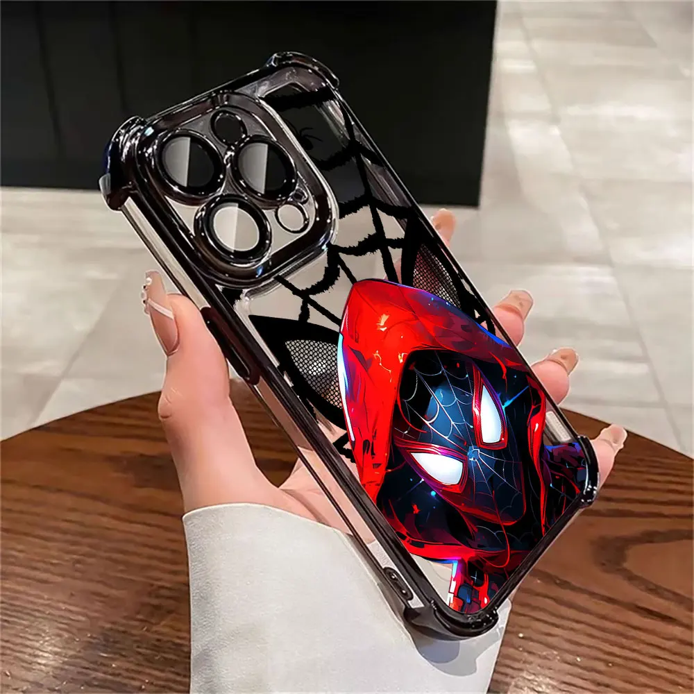 Spiderman Miles Morales Protective Phone Case - Anti-Fall Hero Design