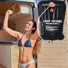 Solar Showers For Camping 20L Water Tank Solar Heated Portable Shower Bag Foldable Water Organizer With Removable Hose Large 2