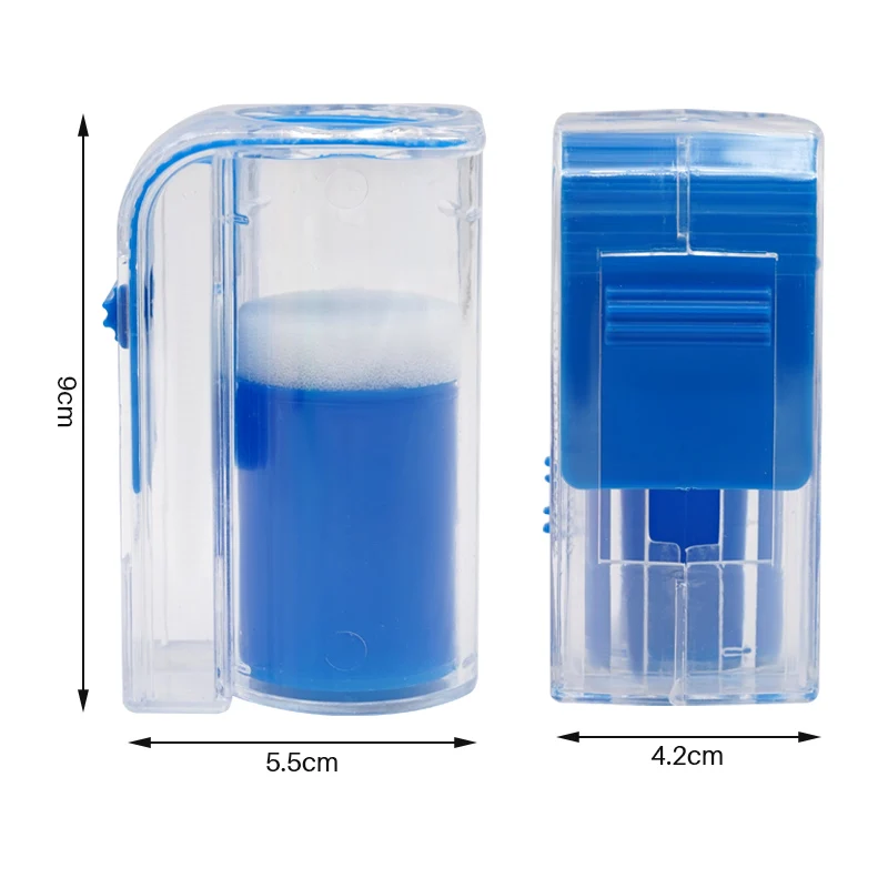 1Pcs Plastic Queen Bee Marker Bottle Bee Catcher Marking Cage Handed Marking Bottle With Sponge Plunger Beekeeping Tools 6