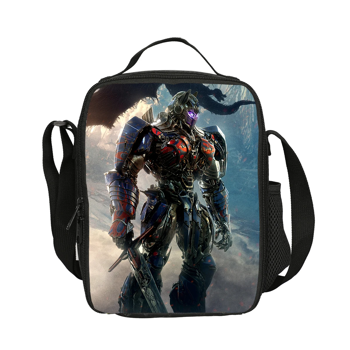 Movies T-Transformers With Lunch Bags for Boy Girl, Lunch Bags for School,Prints Child Picnic Bags,Kid Cooler Bag for School 5